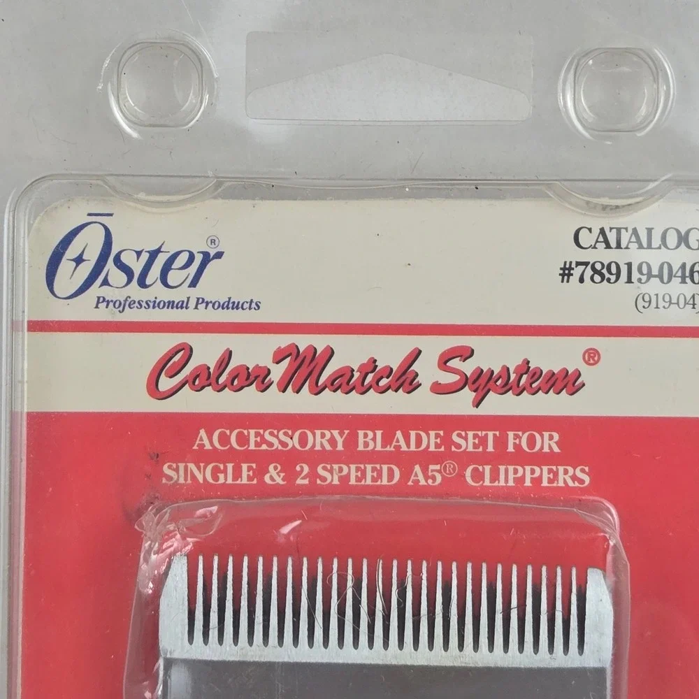 Vtg Oster Clipper Blade A5 Color Match System Size 10 1/16